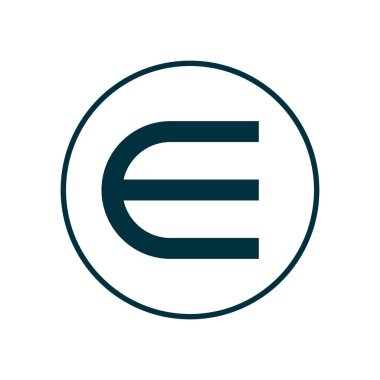 Satır biçimi ikon vektör tasarımının bir ögesi