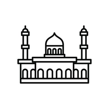 Arap cami simgesi, satır biçimi