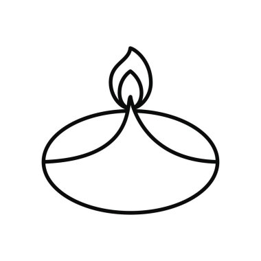 Bayram mübarek konsepti, ramazan mum simgesi, satır biçimi