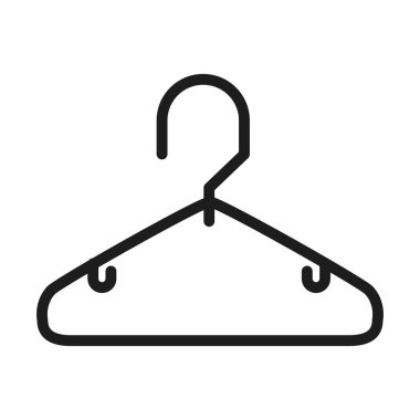 elbise askısı simgesi, satır biçimi