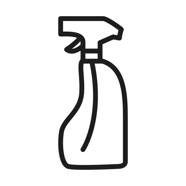 Spray fles pictogram, lijn stijl — Stockvector