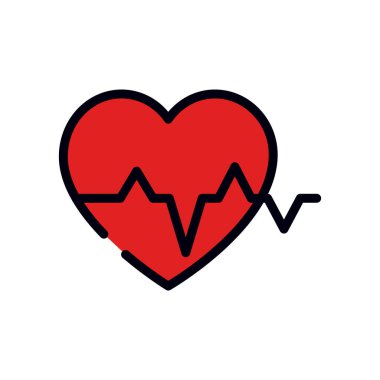 kardiyo kalp simgesi, satır ve doldurma biçimi