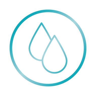 su damlası simgesi, gradyan biçimi