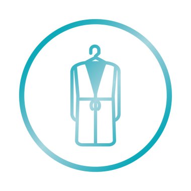 Palto elbise askısı, gradyan stili