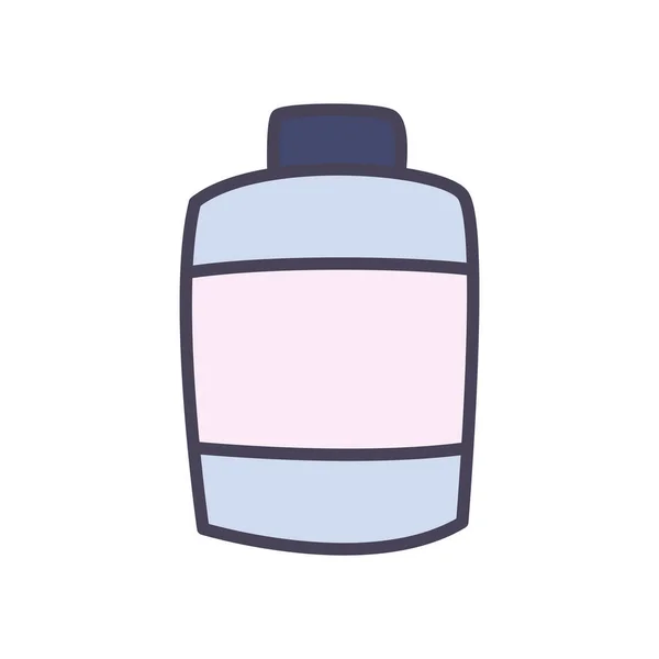 Medicine jar fill style icon vector design — Stock Vector