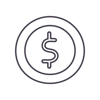 Yazı tipi simge vektör tasarımı