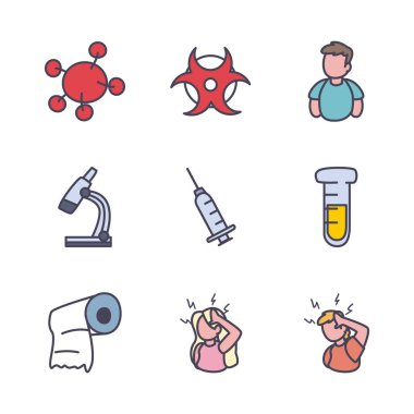 Tıbbi doldurma biçimi vektör dizaynı