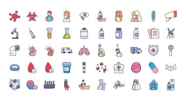 Tıbbi doldurma biçimi vektör dizaynı