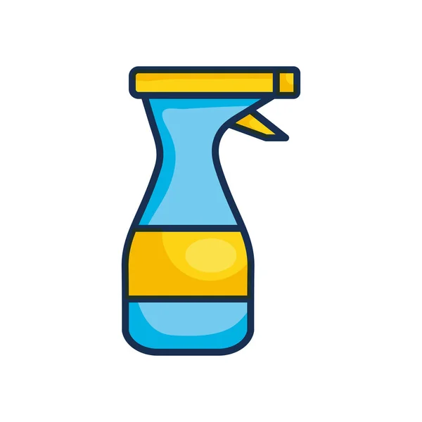 Icono de la botella de spray, estilo de color de línea — Archivo Imágenes Vectoriales