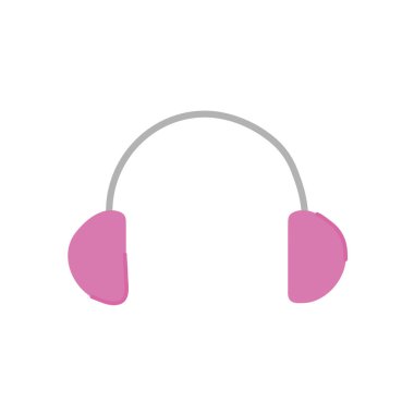 kulaklık aygıtı simgesi, düz biçim