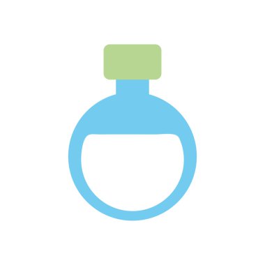 Kimyasal şişe simgesi, düz stil