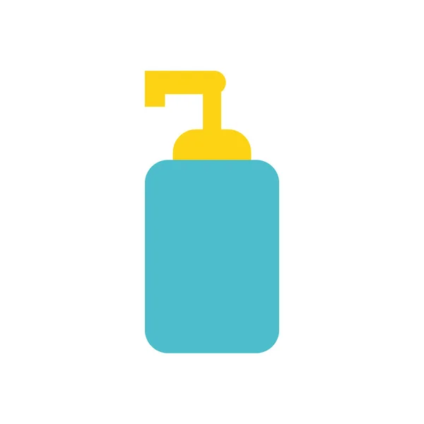 Icono de la botella de jabón, estilo plano — Vector de stock