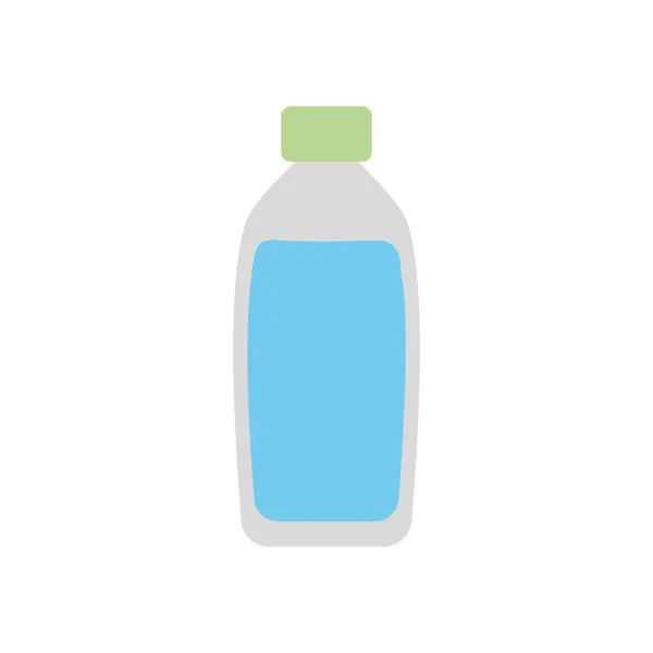 Water bottle icon, flat style — Stock Vector