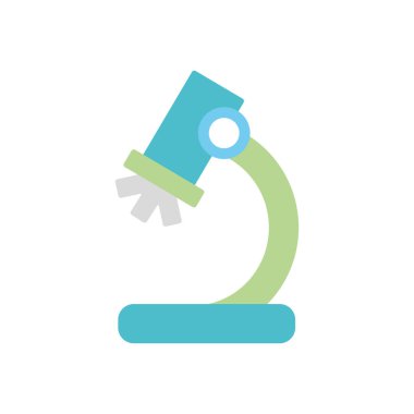 mikroskop simgesi, düz biçim