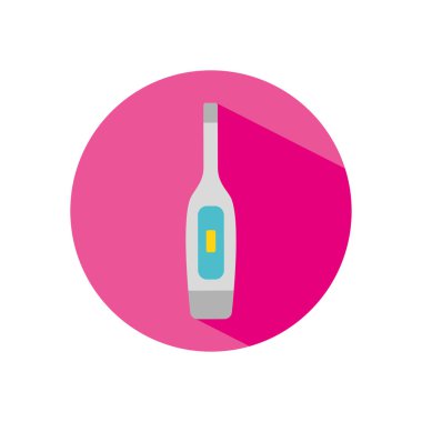 dijital termometre simgesi, düz biçimi engelle