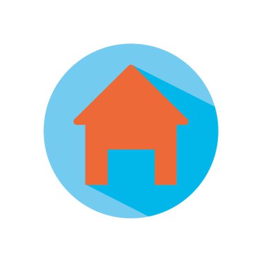 ev şekli simgesi, düz biçimi engelle