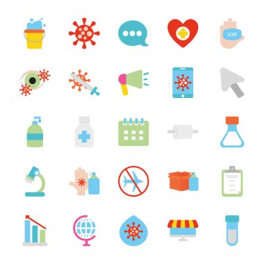 İmleç ve yayılan simge setini durdur, düz biçimli