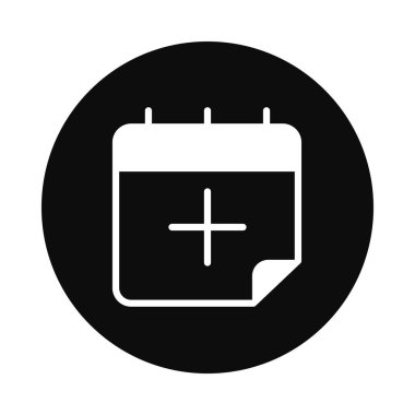 Takvim artı simge, blok biçimi