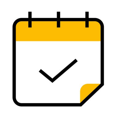 İşaretli takvim, yarı renk yarı satır biçimi