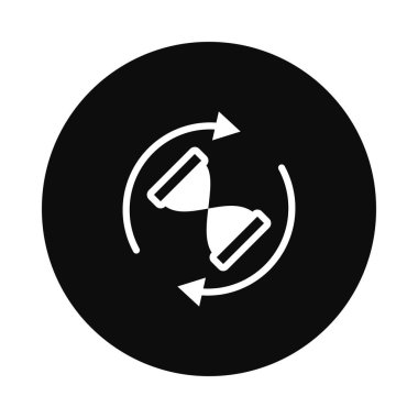 Kum saati ve senkronize oklar, blok biçimi