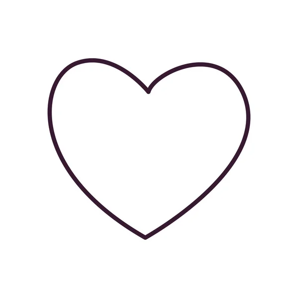 Дизайн иконок в стиле Heart line — стоковый вектор