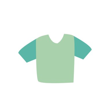 tshirt düz biçim ikon vektör tasarımı