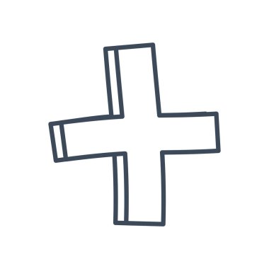 Çizgi biçimi ikon vektör tasarımı