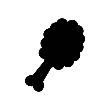 tavuk but simgesi siluet biçimi