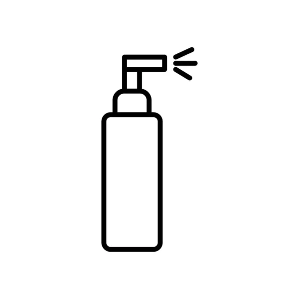 Ícone de lata de spray, estilo de linha — Vetor de Stock