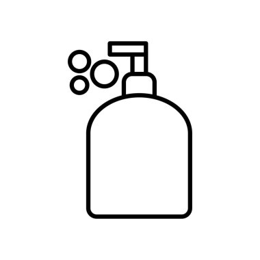 Eller sabun şişesi simgesi, satır biçimi