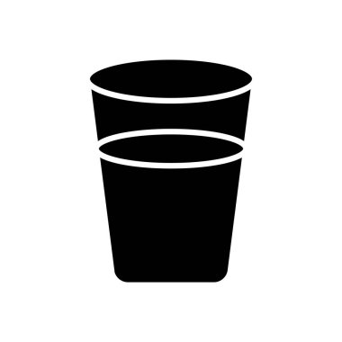 Su cam ikonu, siluet tarzı