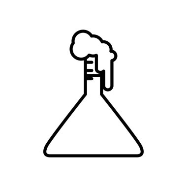 köpük simgeli konik matara, satır biçimi