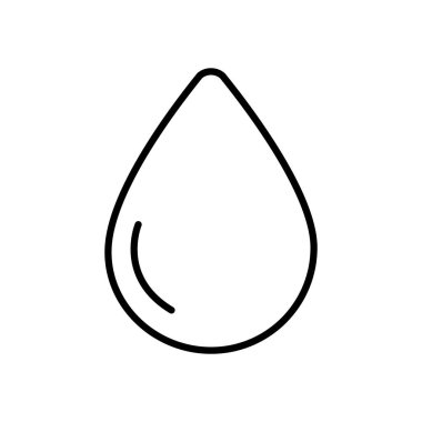 su damlası simgesi, satır biçimi