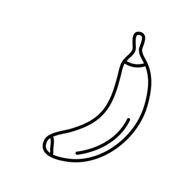 muz simgesi resmi, satır biçimi