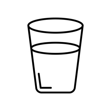 su camı simgesi, çizgi biçimi