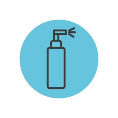 Sprey kutu simgesi, blok satırı biçimi