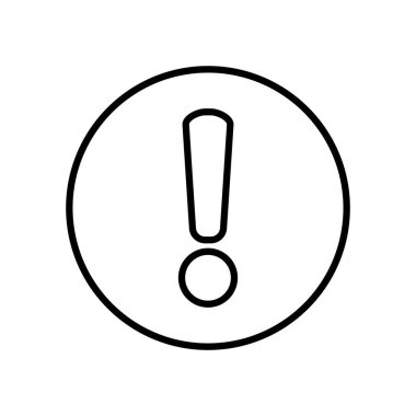 Uyarı simgesi simgesi, satır biçimi