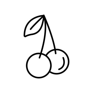 kiraz simgesi resmi, satır biçimi