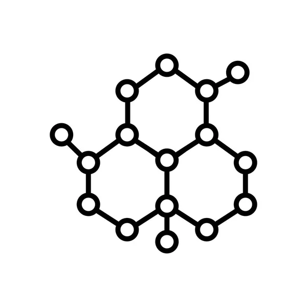 Chemisches Bond-Symbol, Linienstil — Stockvektor