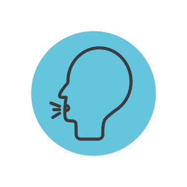 Ses tanıma konsepti, konuşma ifadeli baş, blok satırı biçimi