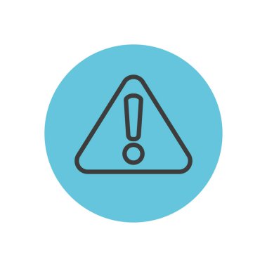 Uyarı işareti simgesi, blok satır biçimi