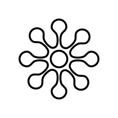 mikrop simgesi resmi, satır biçimi