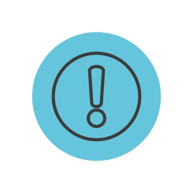 Uyarı simgesi simgesi, blok satırı biçimi