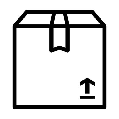 paket kutusu simgesi, satır biçimi