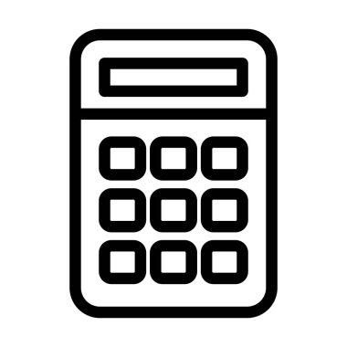 hesap makinesi simgesi resmi, satır biçimi