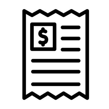 Ödeme bileti simgesi, satır biçimi