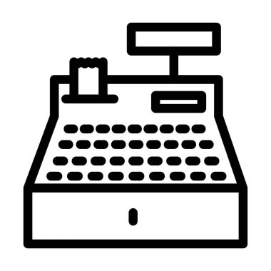 yazar kasa simgesi, satır biçimi