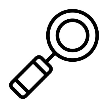 Büyütme cam simgesi, satır biçimi