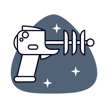 uzay silahı simgesi izole edildi