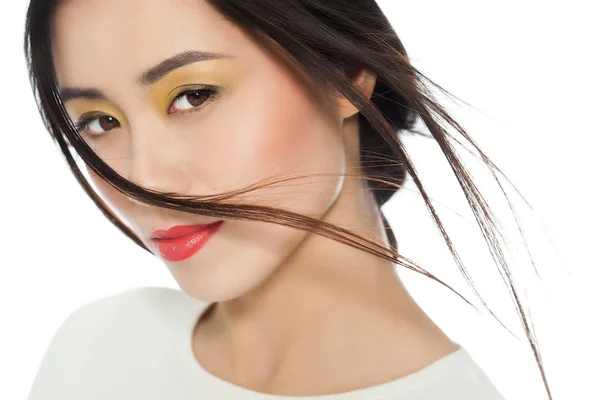 Όμορφη γυναίκα της Ασίας με το μακιγιάζ — Φωτογραφία Αρχείου